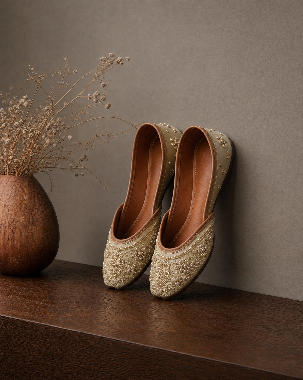 Beige Jarri Work