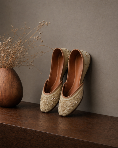 Beige Jarri Work
