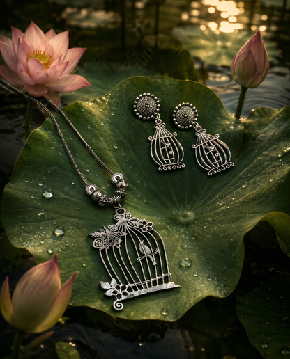 Bird Cage Pendant