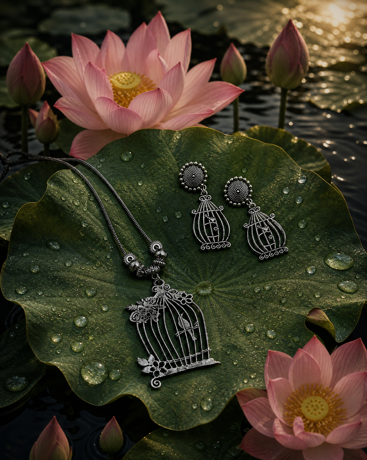 Bird Cage Pendant