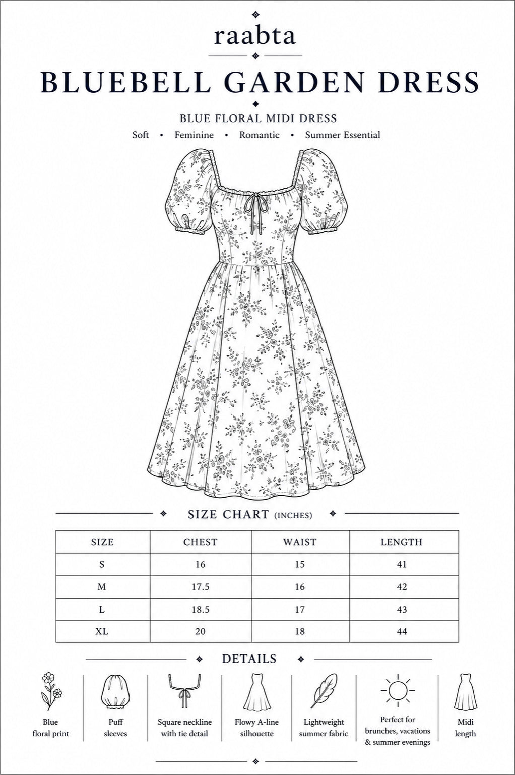 Bluebell Garden Dress