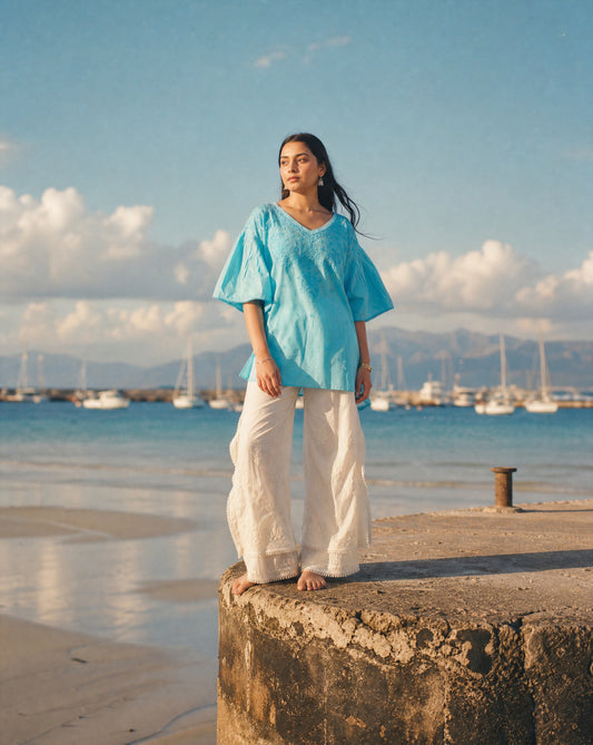Kaftan Aqua