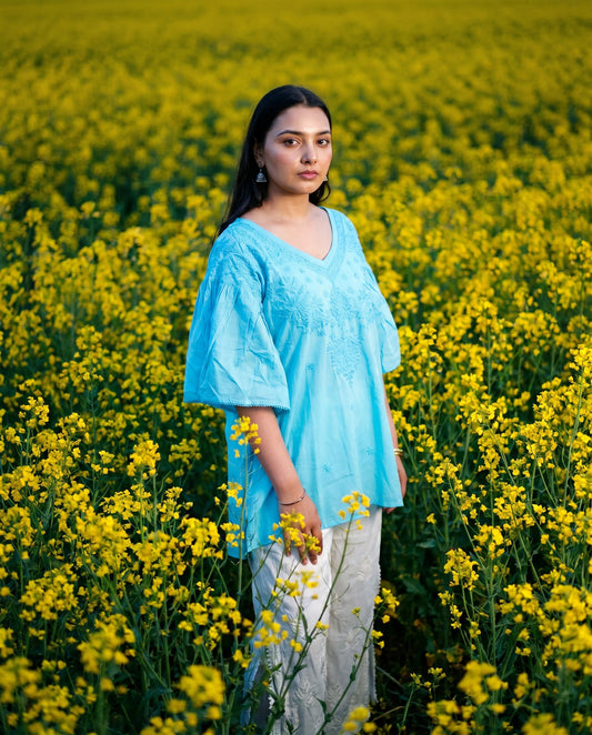 Kaftan Aqua