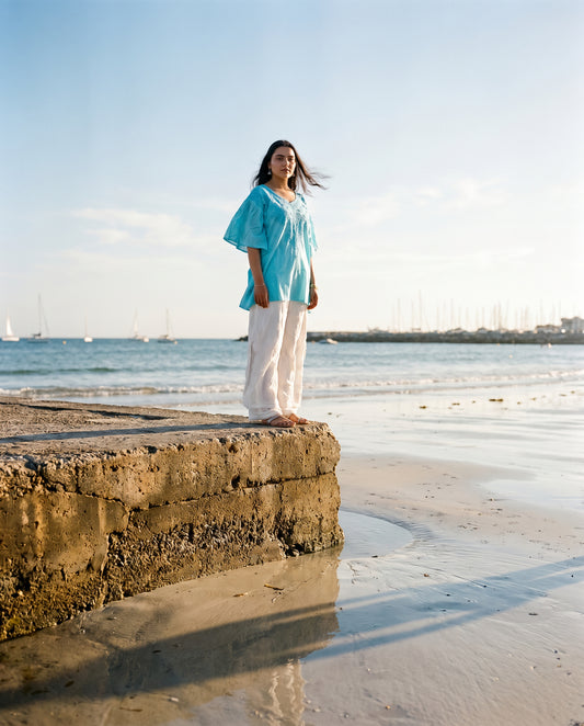 Kaftan Aqua