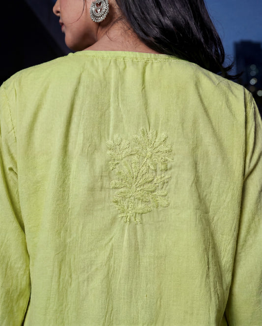 Lotus Kurti Limegreen