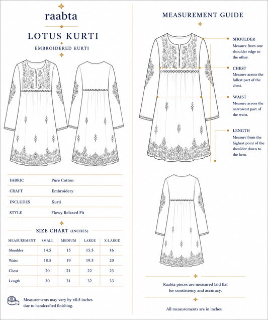 Lotus Kurti Pink