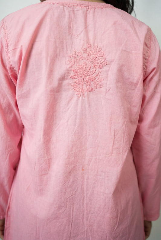 Lotus Kurti Pink