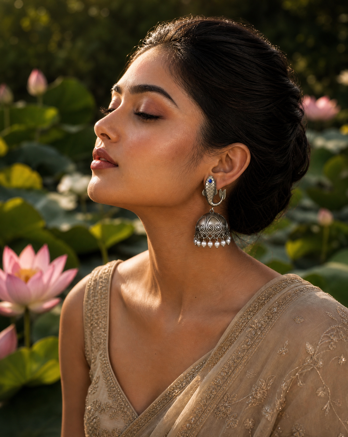 Meer Jhumka Blue