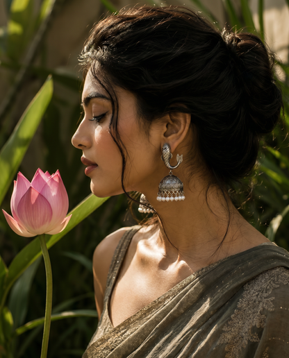 Meer Jhumka White