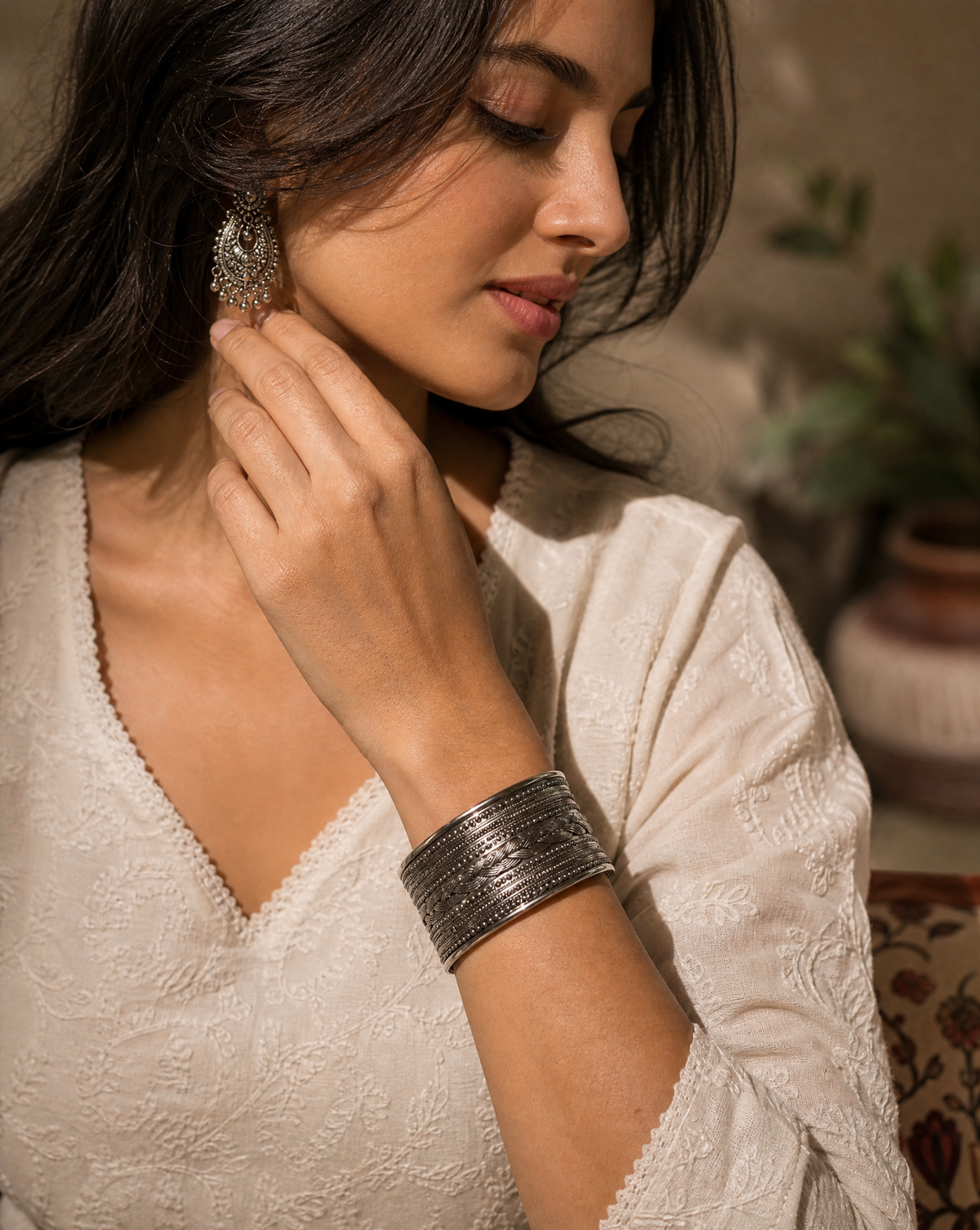 Plated Cuff bracelt