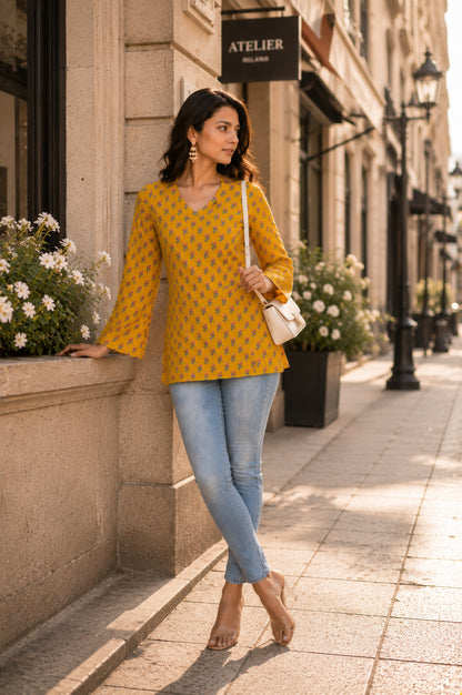 Sunflower Kurti