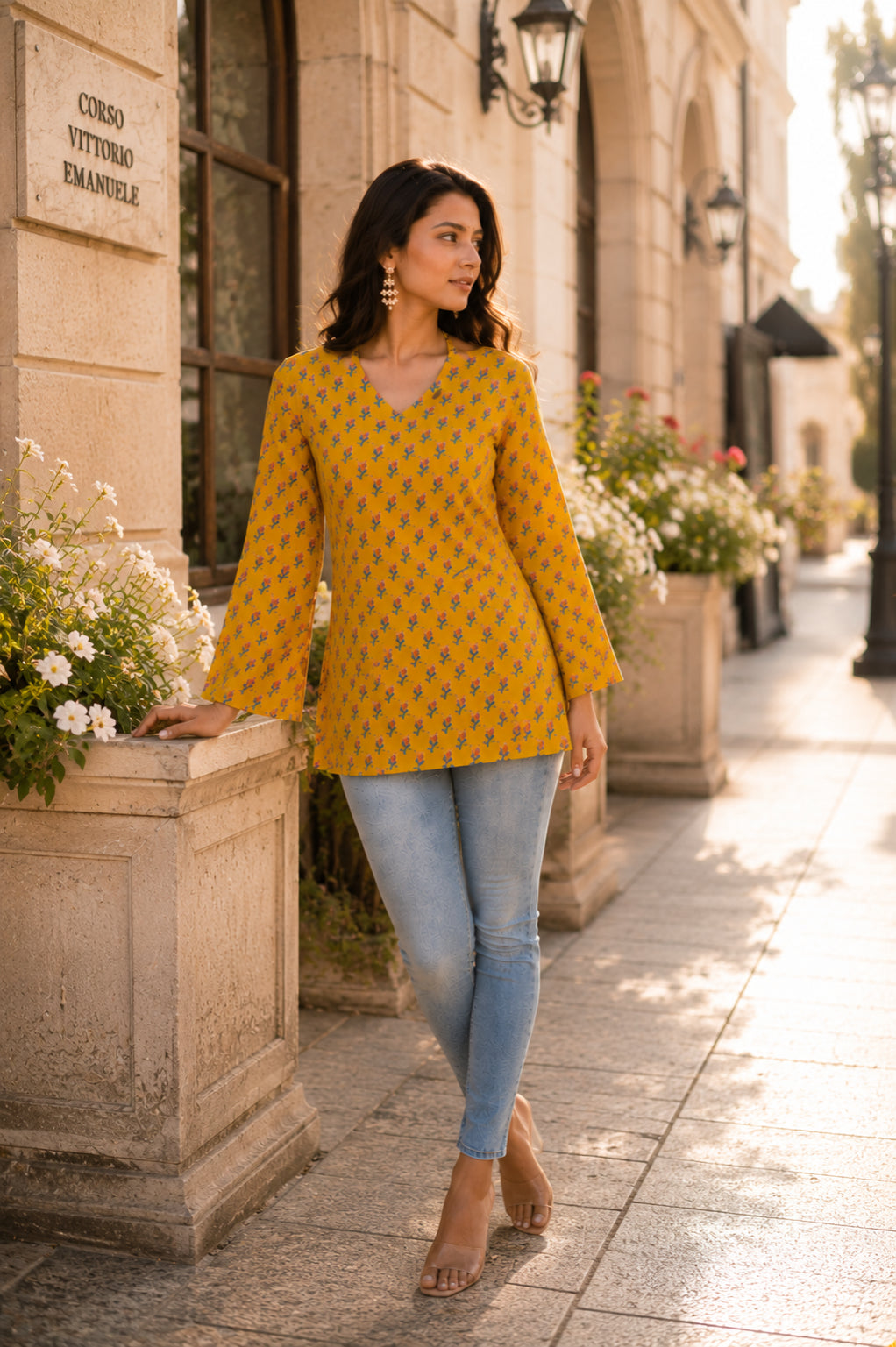 Sunflower Kurti