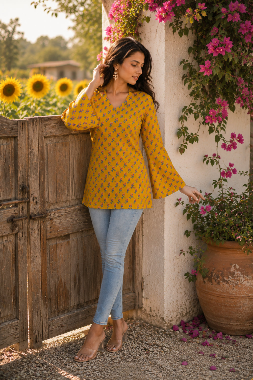Sunflower Kurti